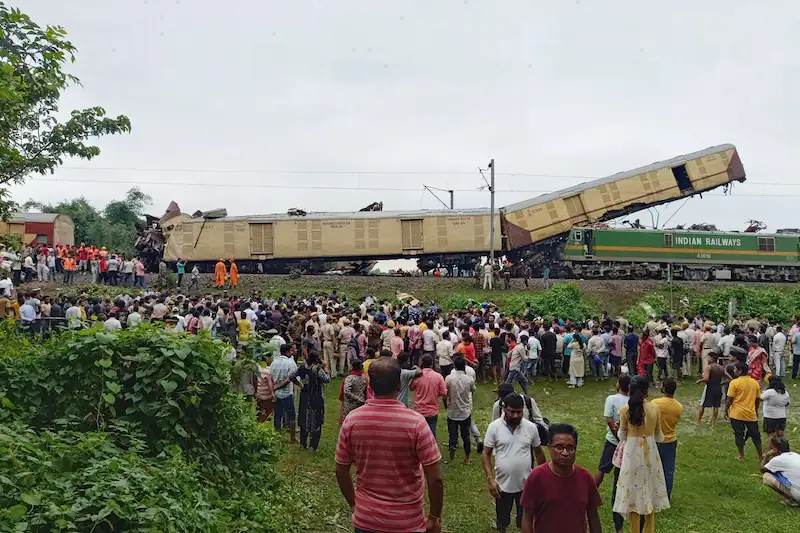 Tragic India Train Collision Claims Lives of at Least Eight, Leaves Many Injured