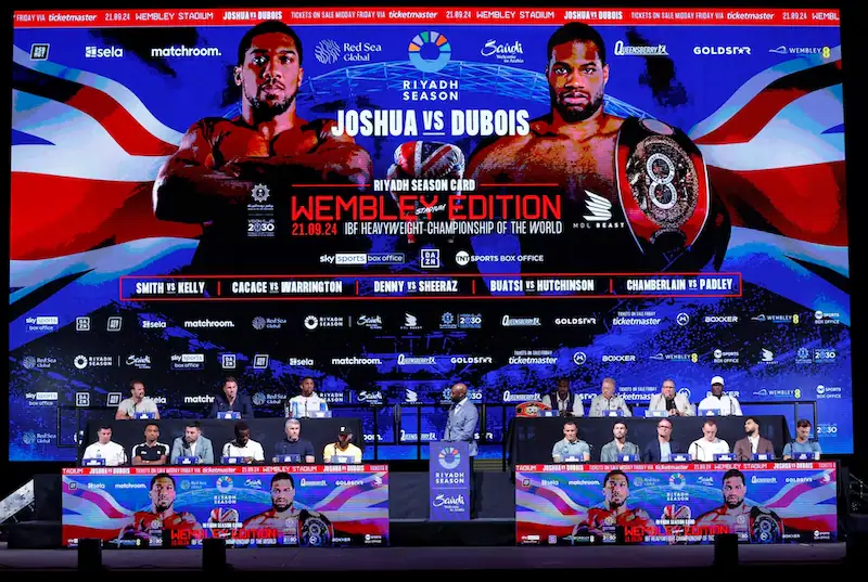 Joshua e Dubois si affronteranno nell'epico showdown di settembre per il titolo dei pesi massimi IBF