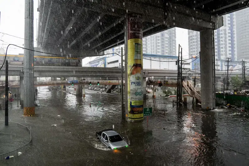 Typhoon Gaemi Causes Devastating Flooding in Manila and Surrounding Areas