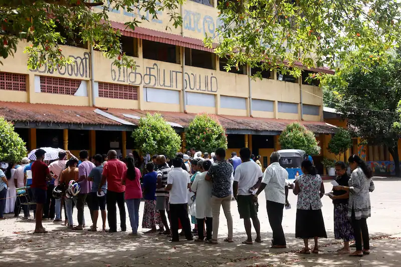 Sri Lanker stimmen angesichts wirtschaftlicher Herausforderungen für die Zukunft