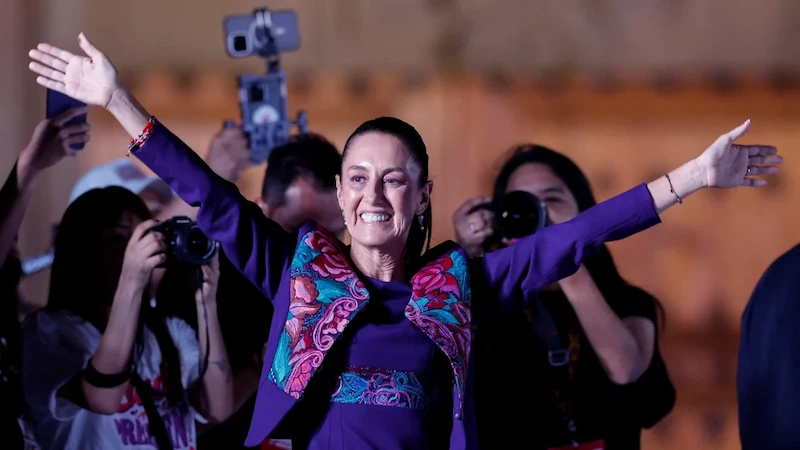 Claudia Sheinbaum romperà le barriere come prima presidente donna del Messico, affrontando una nazione bisognosa di soluzioni