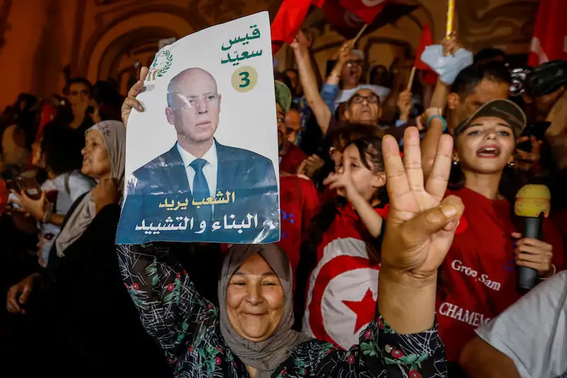 President Kais Saied Re-elected in Tunisian Landslide Victory
