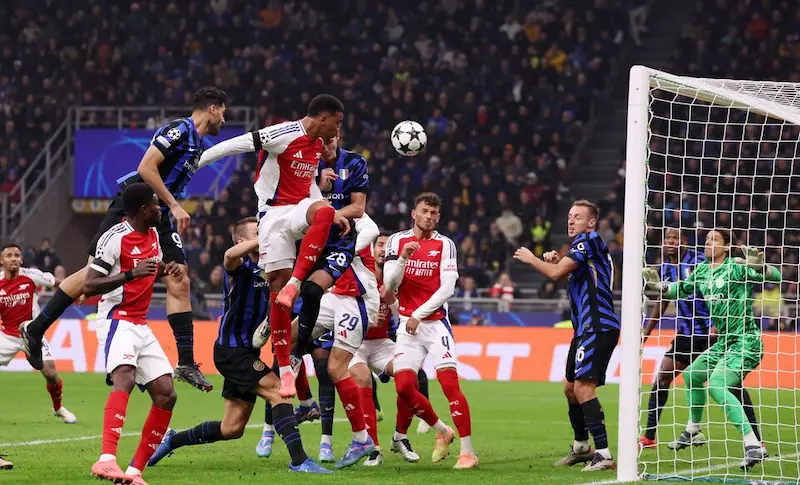 Calhanoglu's Perfect Penalty Earns Inter Narrow Win Over Arsenal in Champions League Clash