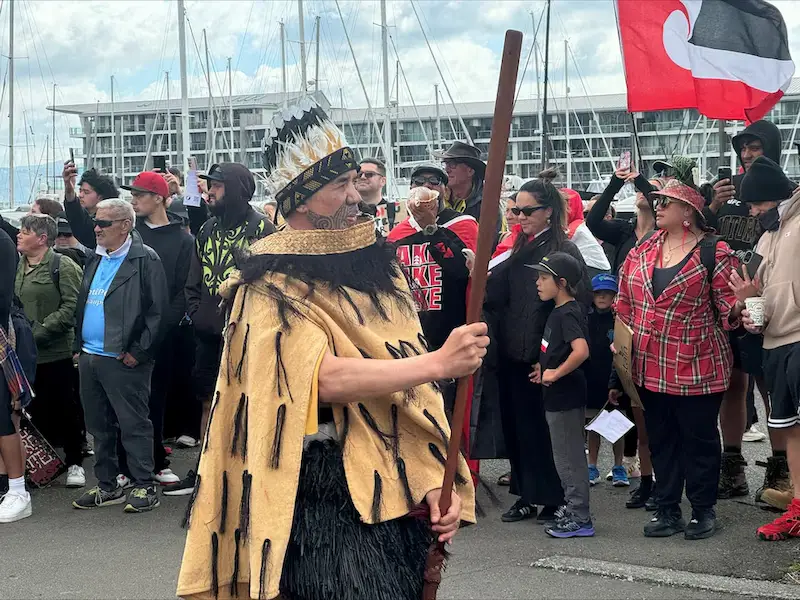 Massive Protest in New Zealand Against Bill Threatening Maori Rights