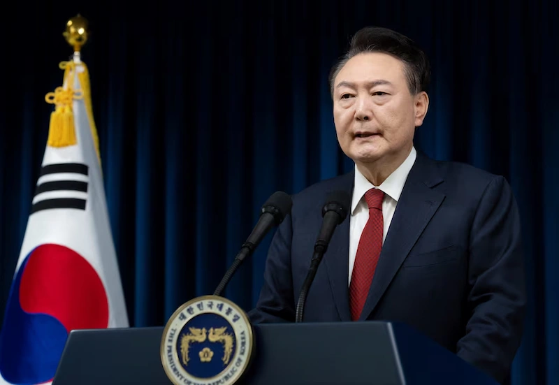 South Korean President Yoon Suk Yeol Banned from Leaving Country Amid Leadership Crisis