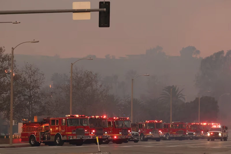 Malibu Wildfire Forces Evacuations as Blaze Intensifies