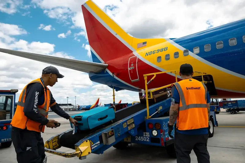 Southwest Airlines termina la politica gratuita di borse, introduce nuove commissioni nel turno strategico