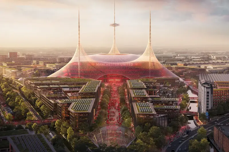 Manchester United Unveils Ambitious Plans for a State-of-the-Art 100,000-Seater Stadium
