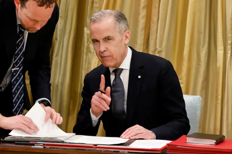L'ex banchiere centrale Mark Carney ha giurato come Primo Ministro del Canada, mira alla diplomazia con Trump