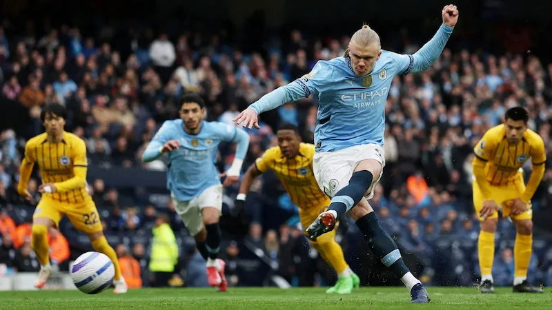 Haaland estabelece o recorde da Premier League: o mais rápido a 100 metas de envolvimento
