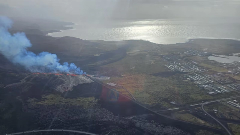Islands vulkanische Ausbrüche Kräfte Touristen -Evakuierung