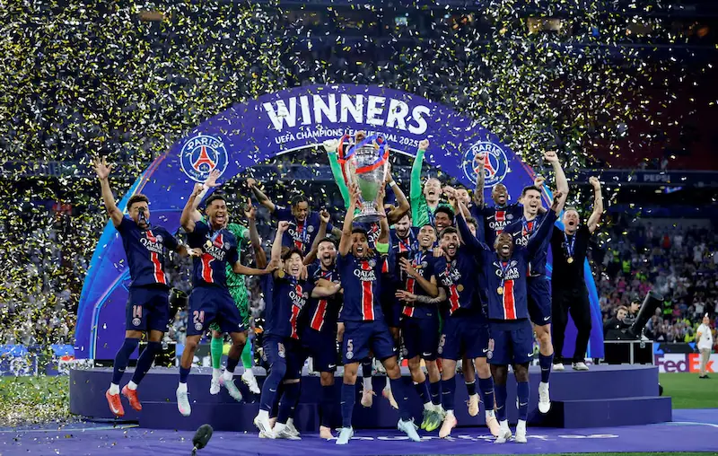 Paris Saint-Germain makellos beim 5: 0-Sieg über Inter, um den Jungfrau Europäischen Pokal zu beanspruchen